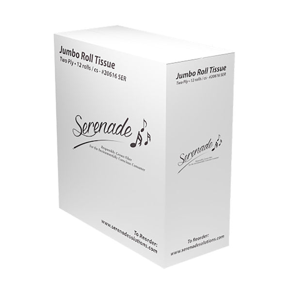 Serenade Jr. Jumbo Bath Tissue 2-Ply - 12 rls/cs